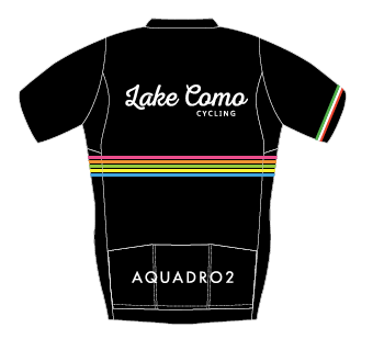 Lake Como Cycling "Classic" Multi-Color Stripped Jersey - lakecomocycling.com