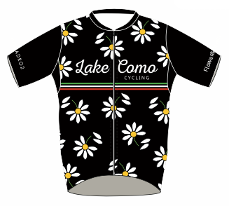 Lake Como Cycling Floral Print Jersey - lakecomocycling.com